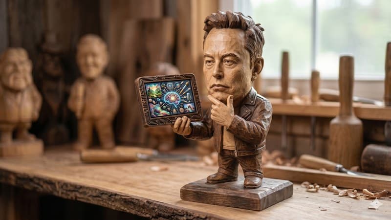 Elon Musk sobre Grok: 'Nada neste vídeo é real'