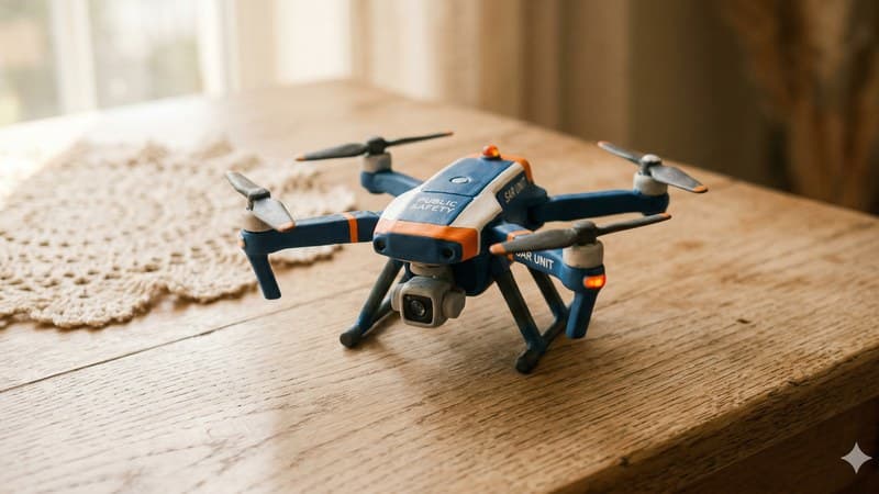 Brinc lanza un dron para reemplazar helicópteros policiales